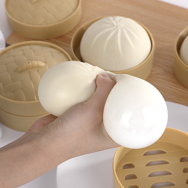 NEW Squishy ball bapao / mainan lucu anak bakpao squishy dimsum