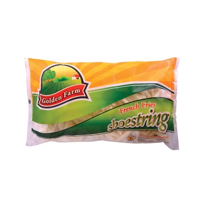 

Golden Farm French Fries Frozen Shoestring Kentang Beku 1 kg