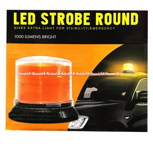 LED Stobe Round Lampu Sirine Emergency Mobil Lampu Peringatan Darurat  Pada Kendaraan Lampu Serine Emergeni Light Lamp