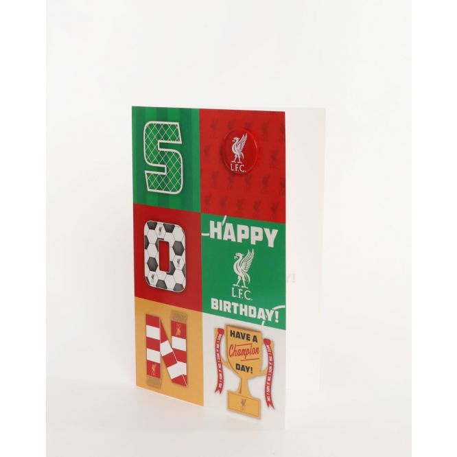 CARD BADGE BIRTHDAY SON