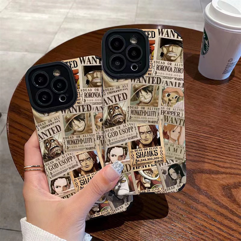 Fashion One Piece Koran Cowok Man Soft Silicon Case HP OPPO A91 F11 F9 Pro A3S A9 A5 A31 A53 A33 2020 A7 A5S A12 A11K A52 A92 A83 A55 A56 A55S A95 FTD Stripe Casing Realme C1 X X