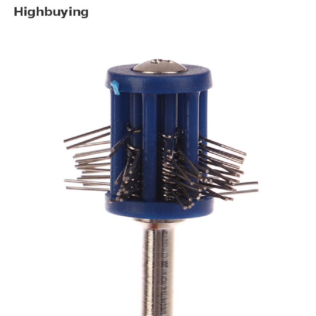 Hbid Profesional Texturning Brushes Polishing Grit Mounted Matt Wire Brush Jewelry Brush Dengan Handle DIY Membuat Perhiasan Alat Glory