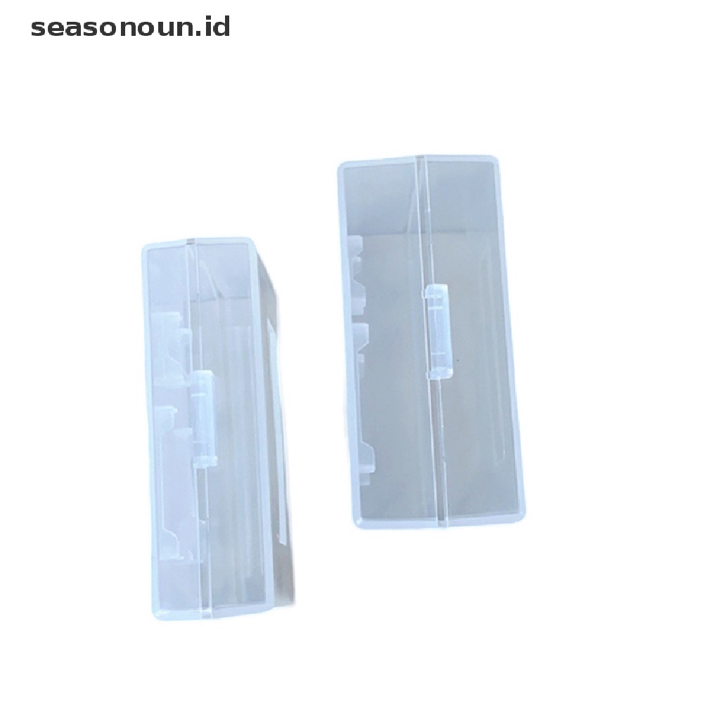 Seasonoun Tempat Kotak Penyimpanan Memory Card Micro SD SDHC TF MS Transparan Hard Case.