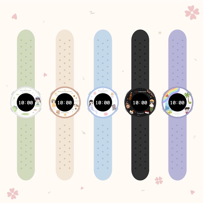 Boba Digital Watch | Jam Digital Pria Wanita | Jam Tangan Wanita | Jam Tangan Digital