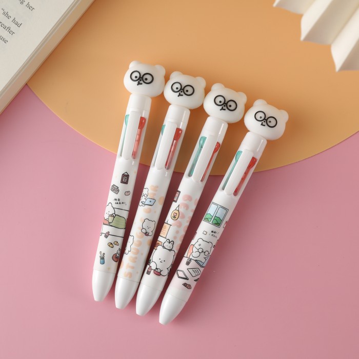 

PULPEN MEKANIK 4 WARNA KARAKTER BONEKA LUCU 3D - RANDOM