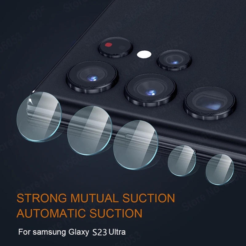 Film Pelindung Tempered Glass Lensa Anti Gores Pelindung Layar Kamera Belakang Tahan Ledakan Untuk Samsung Galaxy S23 /23+/23Ultra