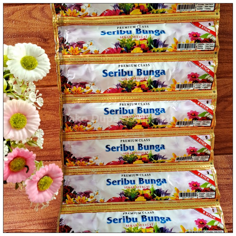 Hio Dupa Wangi Aromaterapi Mini Seribu Bunga Isi 8 Stik Praktis Dibawa