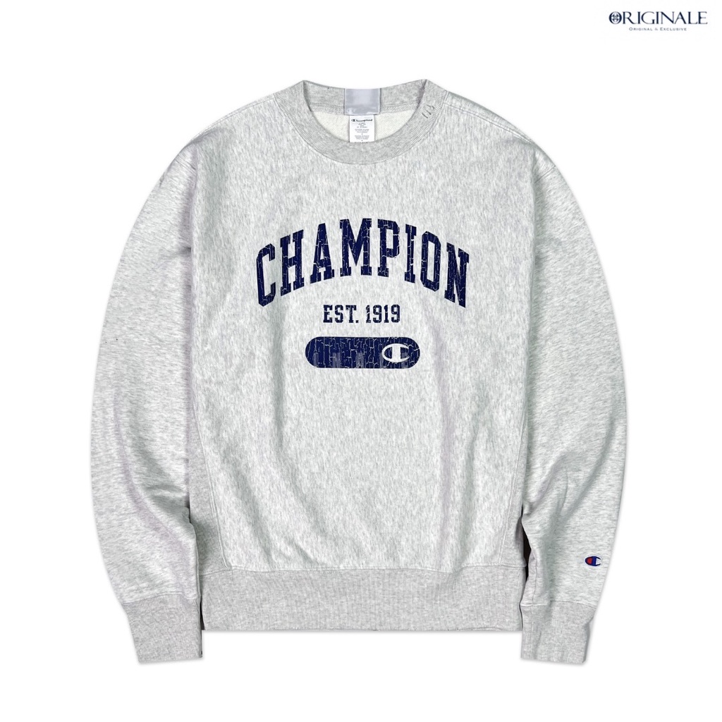 Sweater Pria Distressed Reverse Weave by CHM - Oxford Grey
