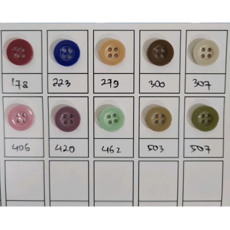 1 GROSS 144 PCS KANCING 11 MM KEMEJA HEM LUBANG 4 18 L