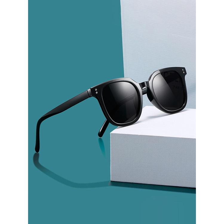 Kacamata Hitam FANCY Square Polarized UV Protection Untuk Pria Wanita