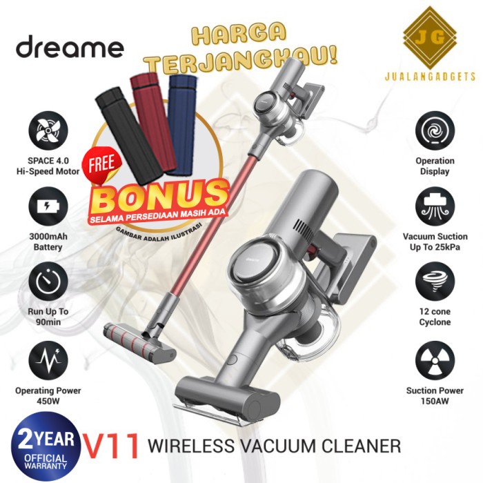 Dreame V11 Vacuum Cleaner Wireless 25KPa Stick Vacuum Cordless