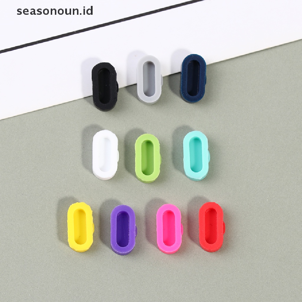 Seasonoun 10Pcs/Set Tutup Penutup Colokan Charger Untuk Jam Tangan Seri Garmin Charging Port Colokan Debu.