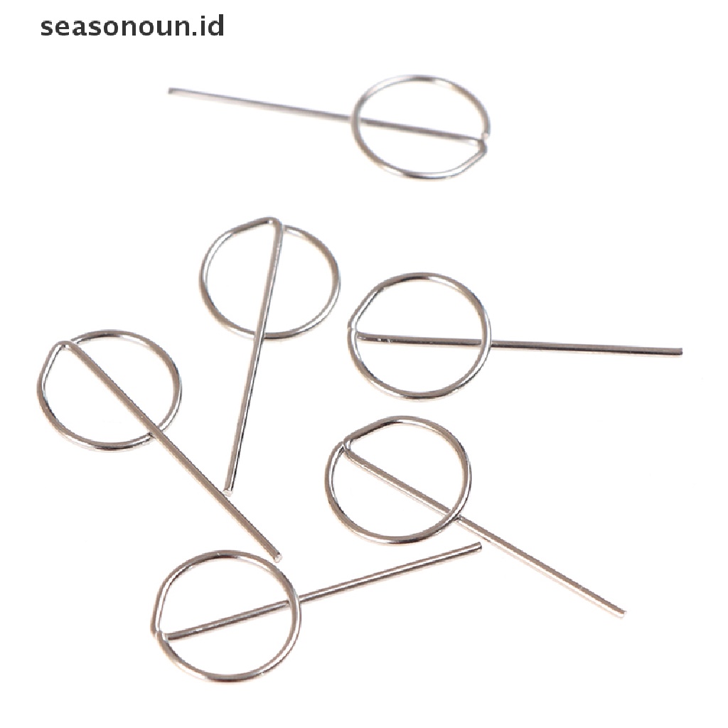 Seasonoun 10pc Universal Untuk Sim Card Tray Remove Eject Pin Key Tool.