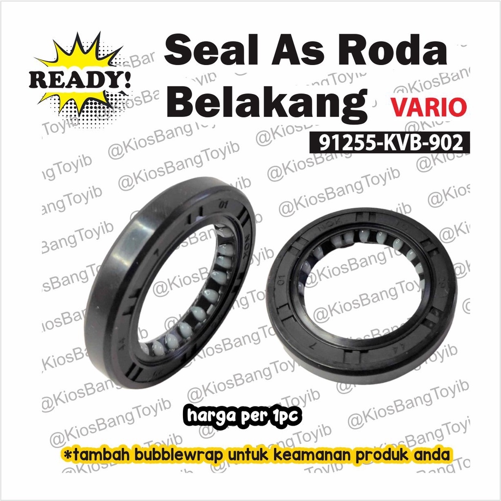 Seal Sil As Roda Belakang Honda Beat FI Karbu Scoopy FI (91255-KVB)