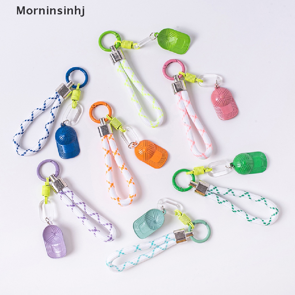 Mornin al Buclke Fluorescent Braided Key Lanyard Climbing Hook/Hiasan Tas/Case Handphone Tali Gantungan Kunci Tali Pendek id