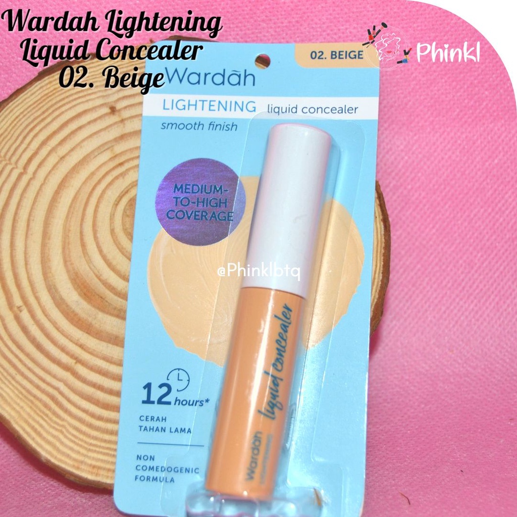 `ღ´ PHINKL `ღ´ ᘺᗩᖇᕲᗩᕼ wardah concealer  cair lightening penutup noda kantung mata