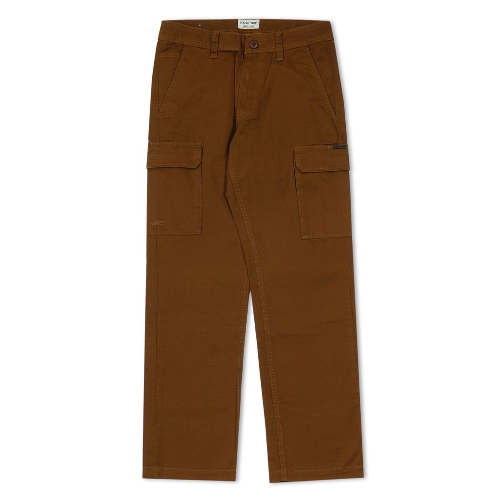M.Gee Celana Cargo Panjang Pria Mgee Original GREG C017 Brown