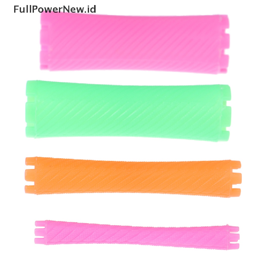 Power 1set Alat Pengeriting Rol Rambut Panjang Ajaib Gelombang Spiral Perm Batang DIY ID