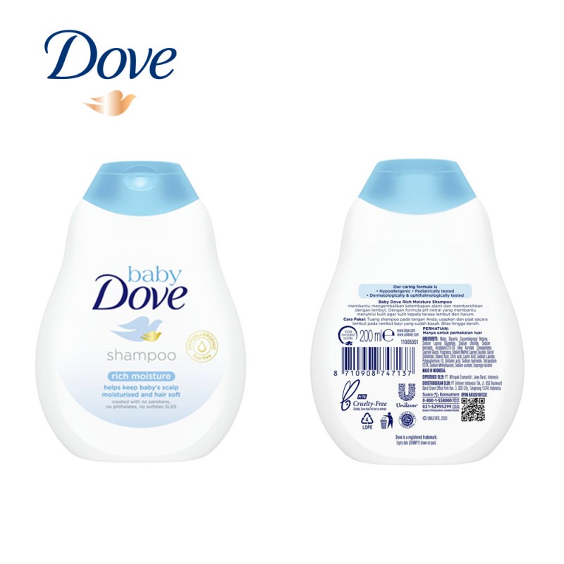 Dove Baby Shampoo Sampo Bayi - 200 ml