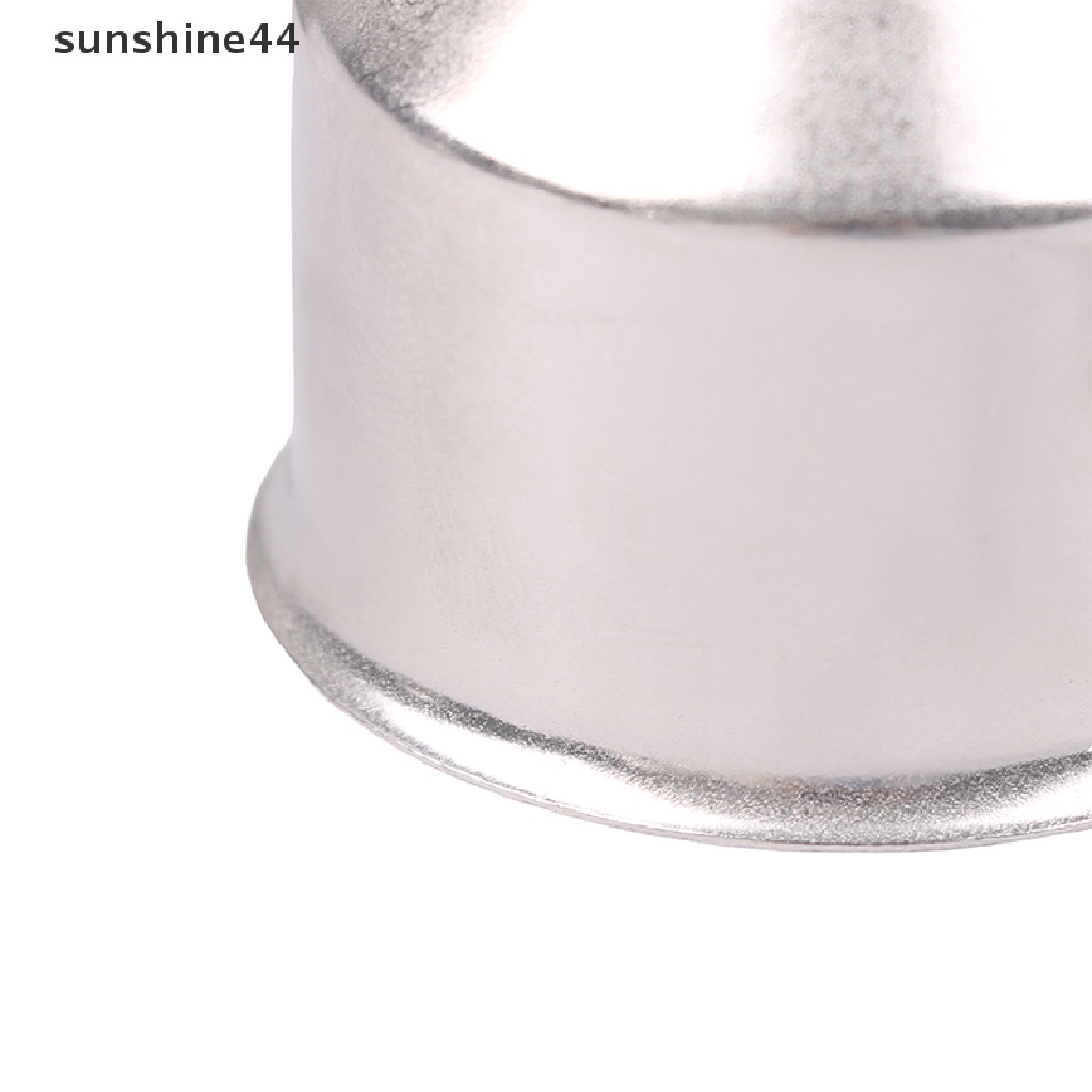 Sunshine 2Pcs Funnel Stainless Steel Portable Mini Long-mouth Funnels Kitchen Accessories ID