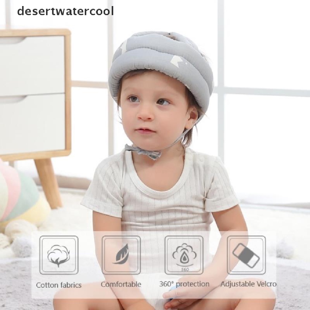 Deid Helm Safety Bayi Pelindung Kepala Tutup Kepala Balita Anti Jatuh Pad Anak Topi Martijn