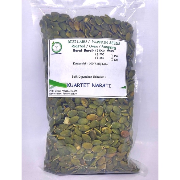 

[Ready-Stock] Pumpkin Seed - Biji Labu Kupas - Oven - Roasted - Matang 500 Gr