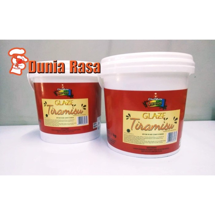 

Chefmate Glaze Tiramisu 1kg (Gratis MRJELLY Ekonomis 1 Sachet)
