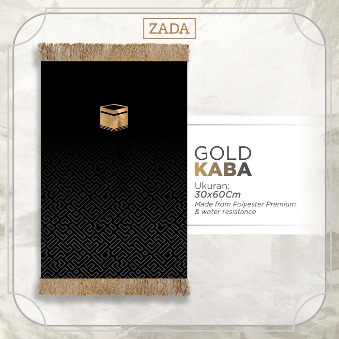 Sajadah Travel Mini Size Gold kaba J7E2 Viral Travel Aesthetic Besar Kecil Bisa Cod Turki Best Selle