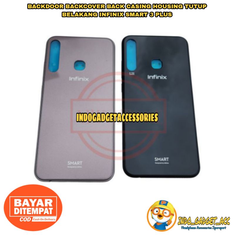 BACKDOOR BACKCOVER BACK CASING HOUSING TUTUP BELAKANG INFINIX SMART 3 PLUS