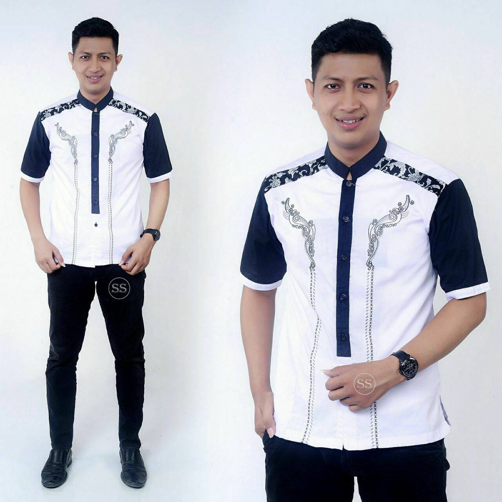 SANSEN.ID KOKO ANUM PENDEK - PAKAIAN MUSLIM PRIA KURTA ATASAN PRIA DEWASA