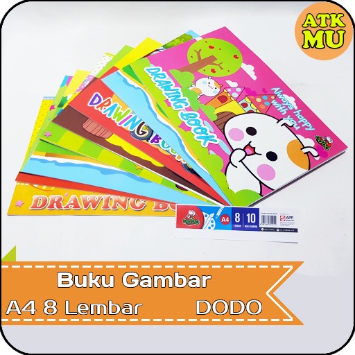 

DISKON SHOPEE/ Buku Gambar A4 DODO 1 Pak isi 10 Buku / Buku Menggambar Anak