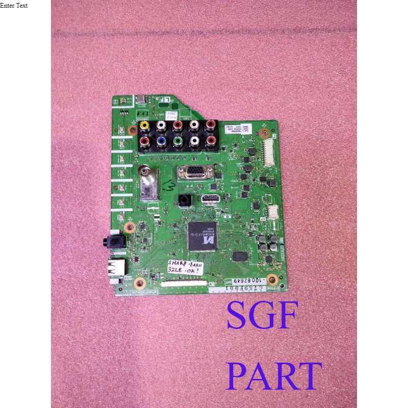 SHARP LC- 32LE340M MAINBOARD- MOTHERBOARD- MB TV LED SHARP LC- 32LE340M