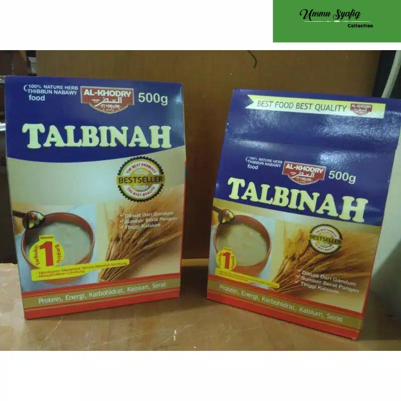 

Talbinah Tepung Gandum Halus Thibb Nabawy Makanan Serat Tinggi Sehat Lambung 500gr