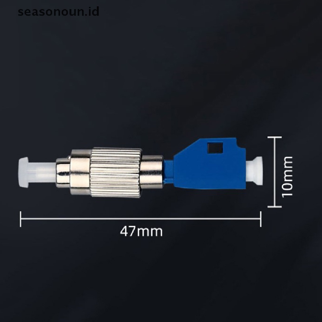 Seasonoun Optical Power Meter Adapter FC Male to LC Female Adaptor Fiber Mode Tunggal.