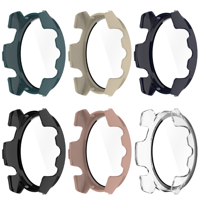 Vivi Untuk Forerunner265 265S Shell-Tempered Glass Pelindung Layar Case Cover Housing