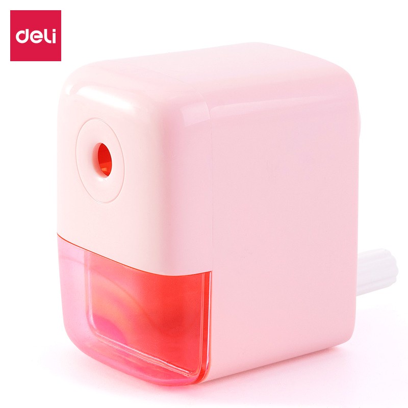 

Rautan Pensil Putar / Deli Rotary Sharpener dengan Pisau Tajam - 71158