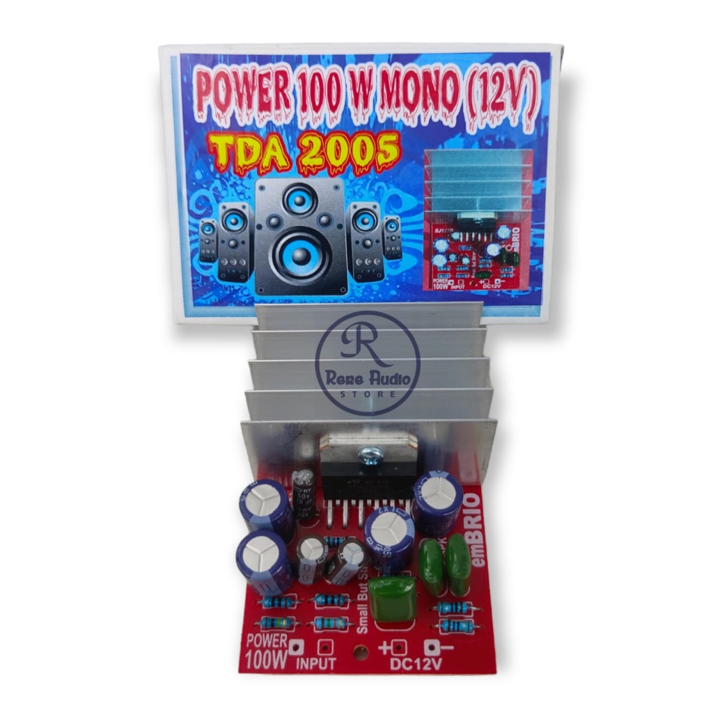 Kit Power Mono DC 12 Volt TDA 2005 100 Watt Original