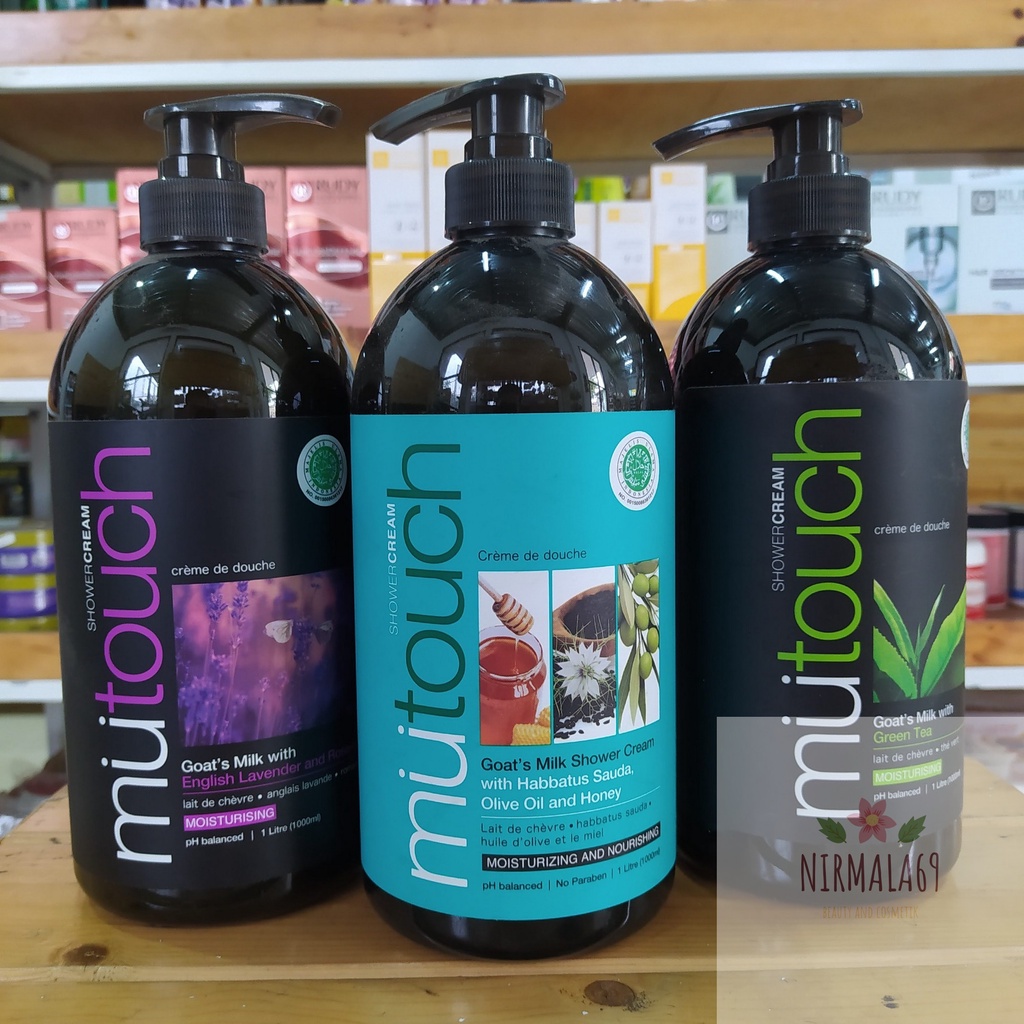 Mutouch Body Wash 1000ml/Mutouch Shower Cream kemasan besar/sabun cair kemasan besar/sabun mandi mut