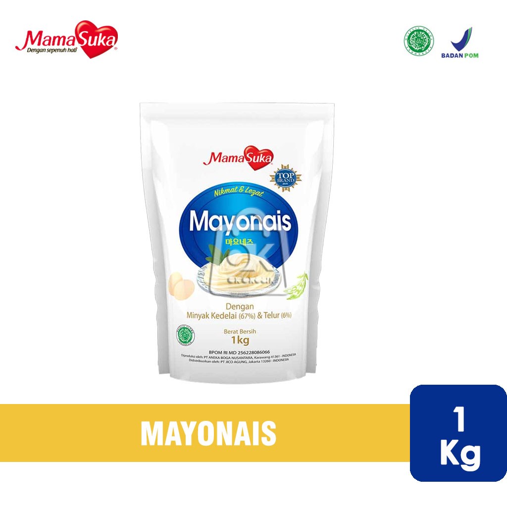 

Mamasuka Mayonais / Mayonaise / Saus Mayo (1 Kg)