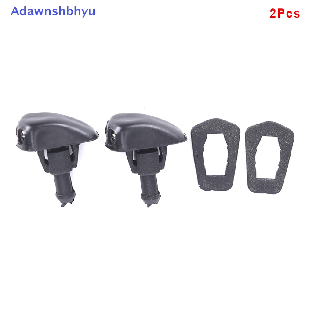 Adhyu 2pcs Universal Wiper Kaca Depan Mobil Washer Nozzle Water Jet ID