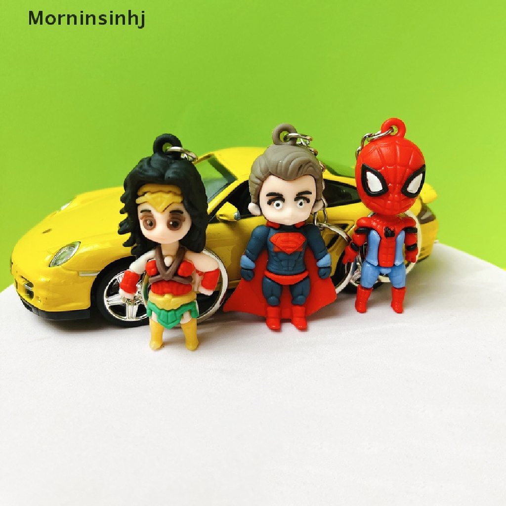 Mornin 1Pc Avenger League Gantungan Kunci Iron Man Spiderman Captain America Key Chain Gantungan Kunci Mobil Cincin Mahasiswa Tas Liontin Hadiah Anak Aksesoris Gantung id