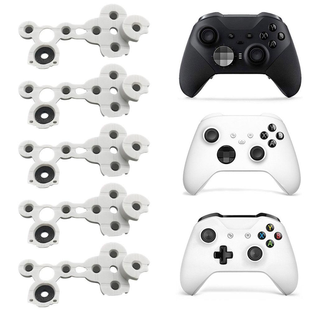 POPULAR Populer 5pcs Karet Konduktif Suku Cadang Pengganti Silikon D-Pad Gasket Membran Untuk Xbox One Series S/X