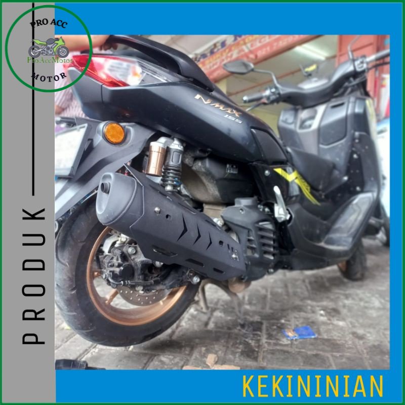 Cover Tutup Knalpot New Nmax 2020 2021 2022 2023 Model Robot Besi Kuat Awet pro acc motor