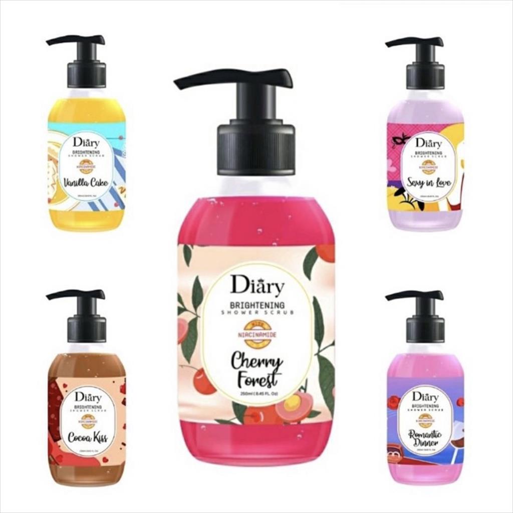 Diary BRIGHTENING SHOWER SCRUB 250 ML