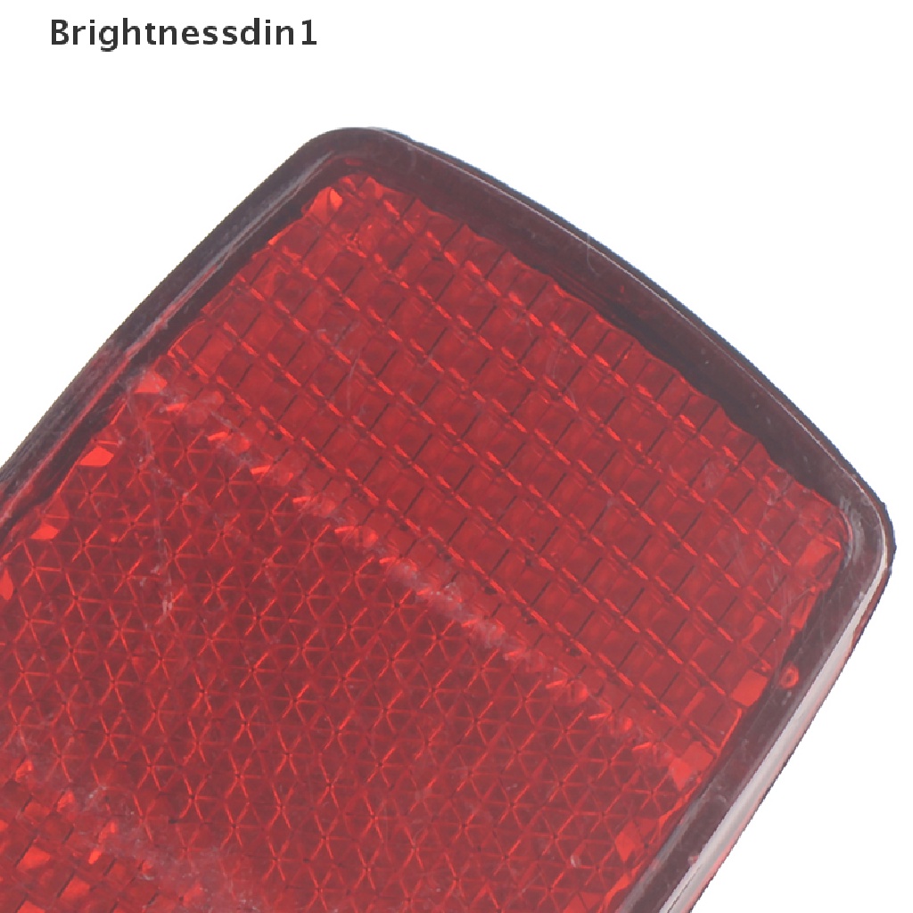 [Brightnessdin1] Reflektor Cahaya Ekor Plastik Sepeda Reflektor Peringatan Depan Belakang Tail Light Boutique