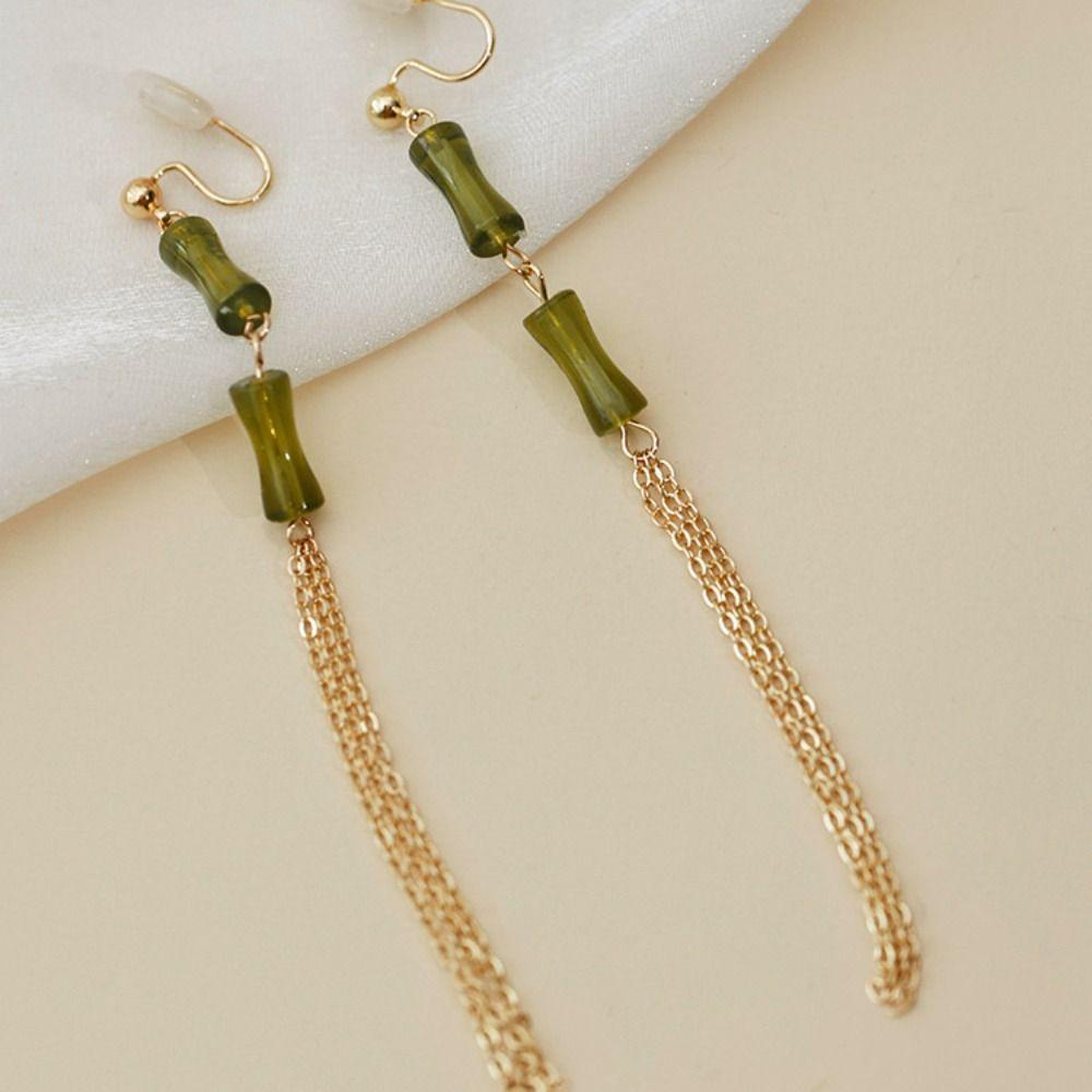 Mxbeauty Anting Gaya Cina Geometri Kipas Sederhana Fashion Unik Klasik Anting Menjuntai Perempuan
