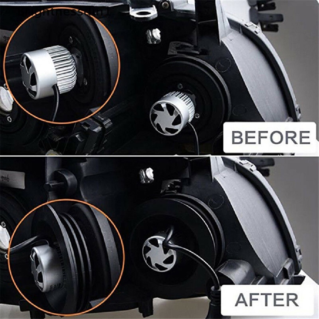 [Brightnessdin1] 1x Karet Lembut Penutup Debu Untuk Mobil Auto Headlight Universal LED Light Seal Cap Butik