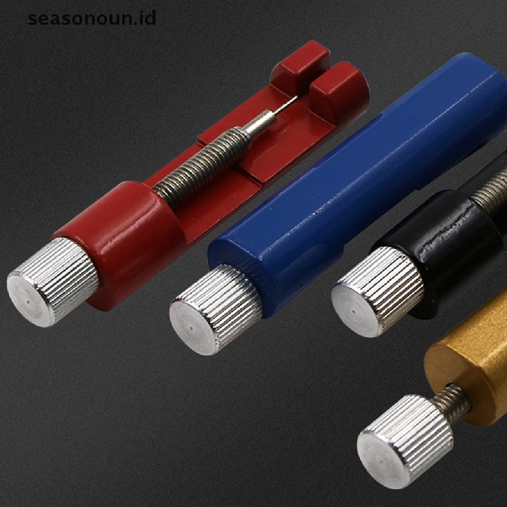 Seasonoun Metal Belt Remover Alat Perbaikan Jam Tangan Watchband Tools Watches Strap Repair Detaching Device For Watch Band Link Pin Lepasan Dan Sizing Jam Tangan.
