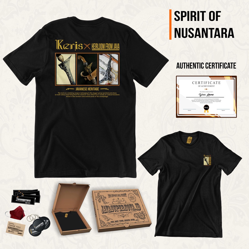 Kaos Jawa Kaos Javanese Code KERIS
