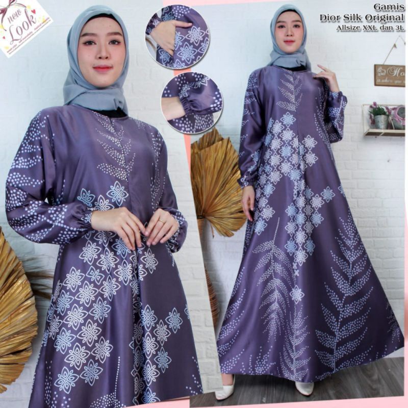 Gamis Motif Star Terbaru / Gamis Muslimah Maxmara Lux Premium / Gamis Kondangan / Gamis Kekinian